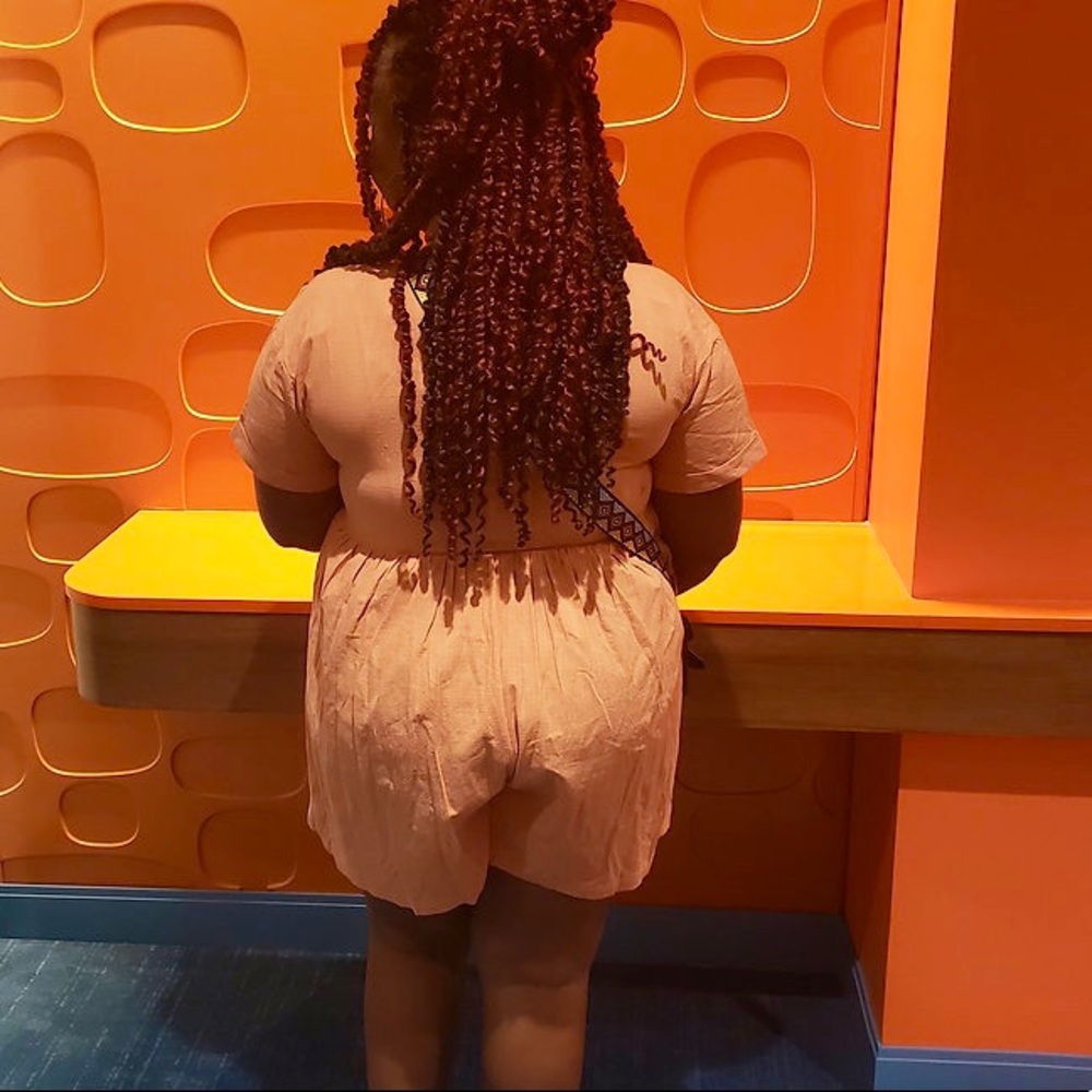 Rust Romper - Picture 2 of 2